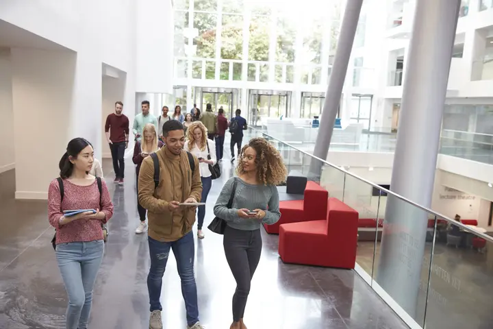Students at college
